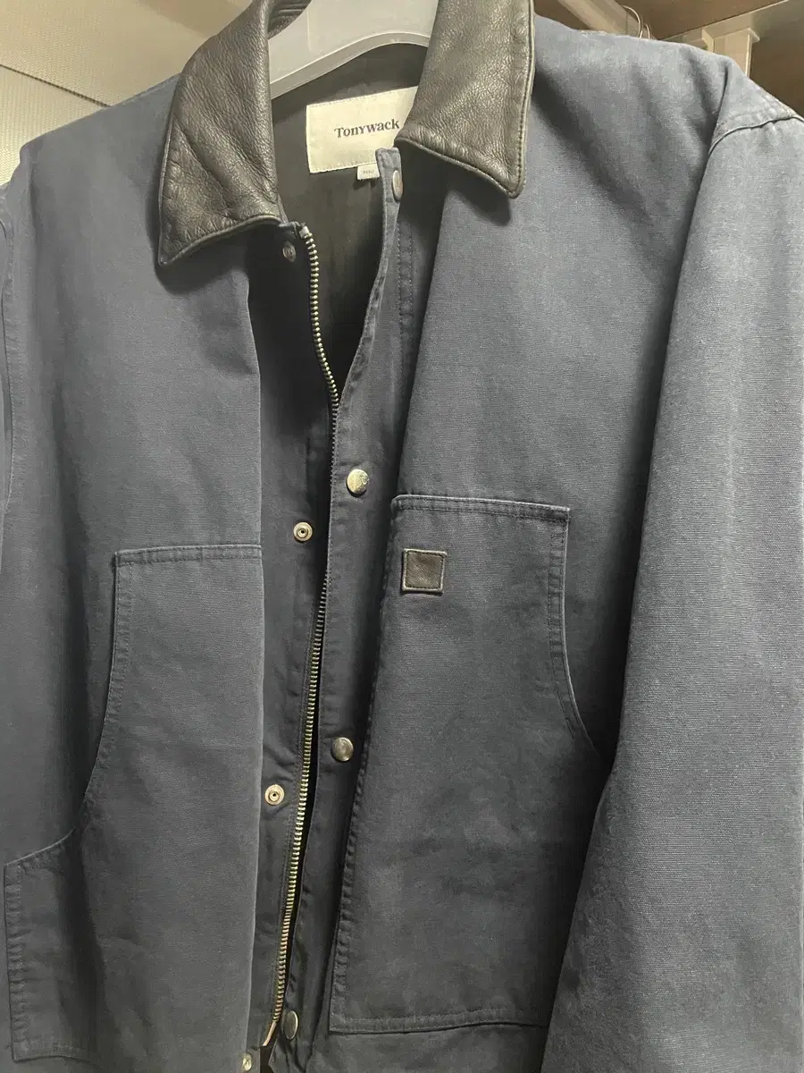 토니웩 Leather Collar Garment-Washed 워크자켓