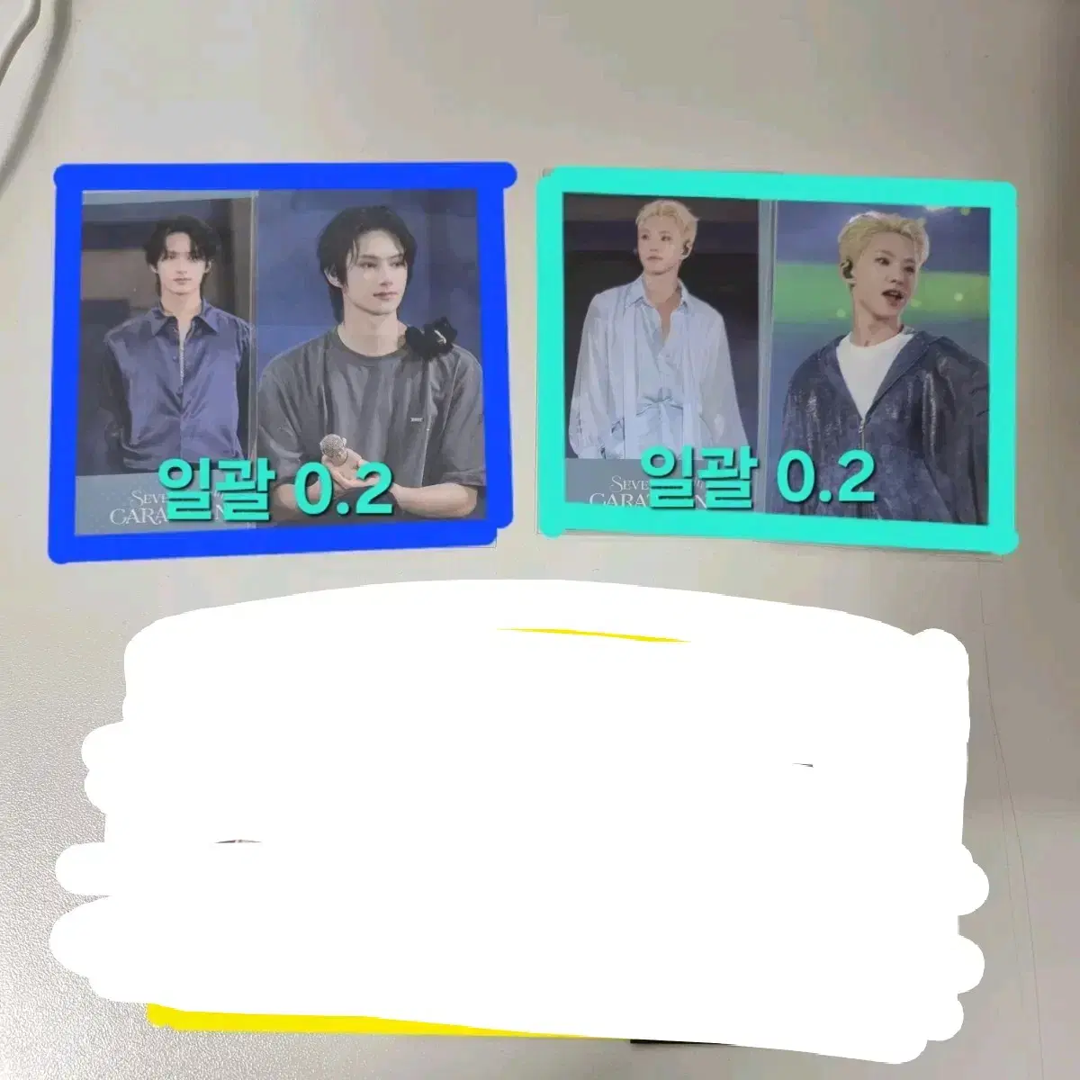 세븐틴 캐럿랜드 메모리북 vod 특전 포카 양도 준 호시 버논