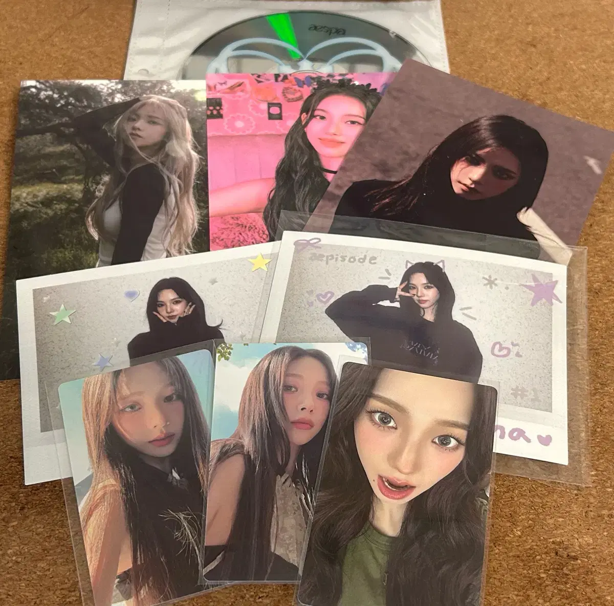 에스파 앨범 카리나 블루레이 DVD 디지털코드 분철
