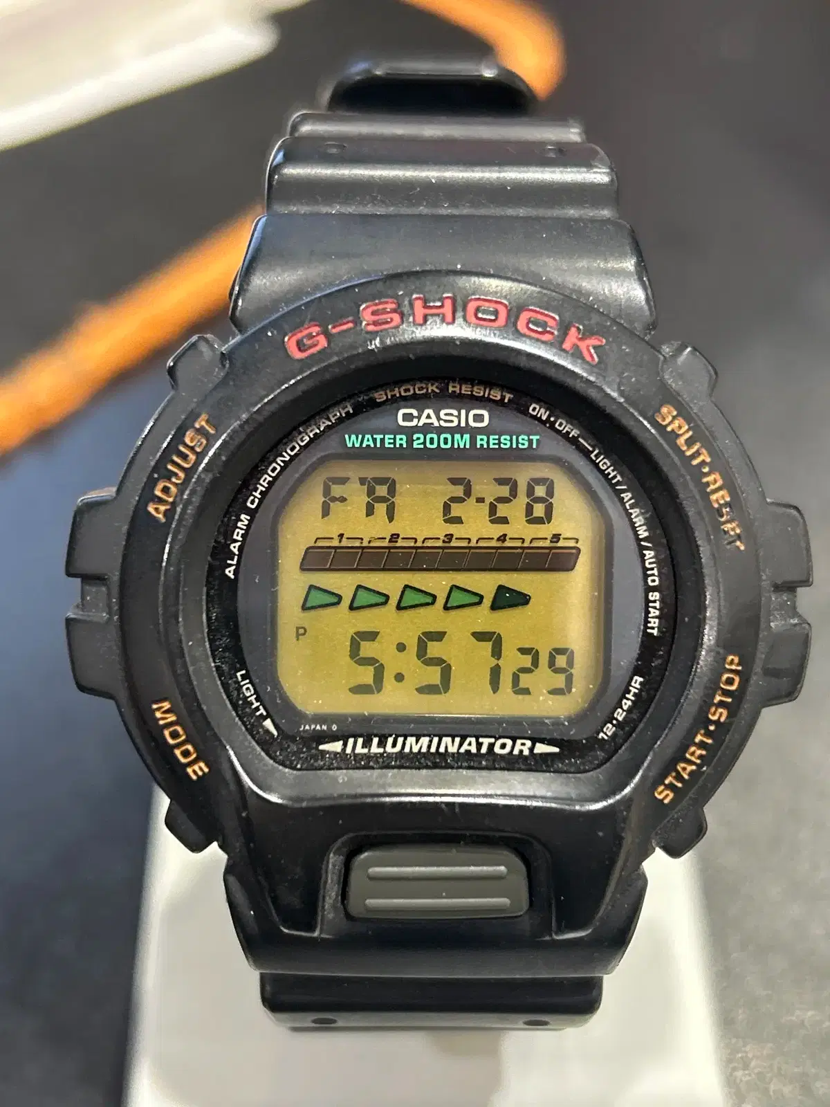 G-SHOCK] 빈티지 지샥 DW-6600-1V 레진 남성시계 | 브랜드 중고거래 