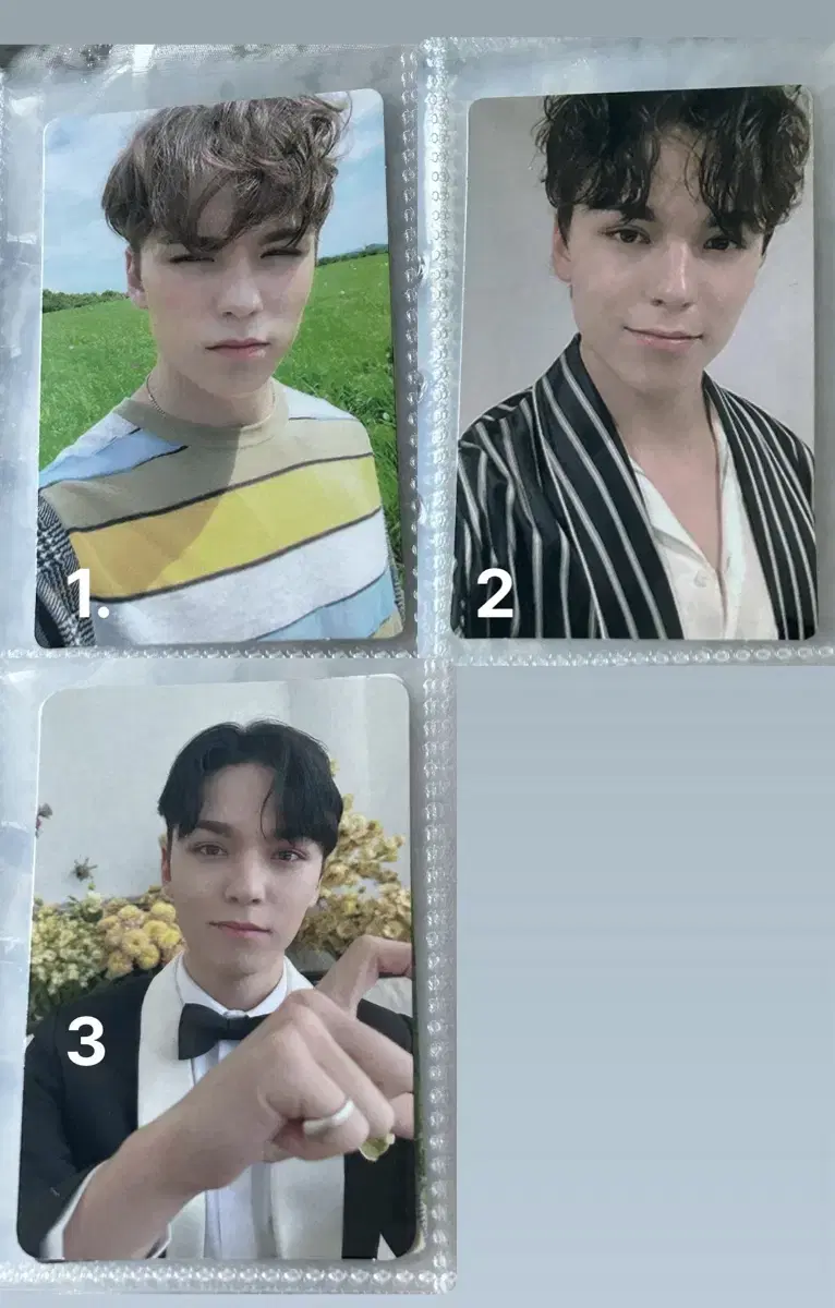 세븐틴 버논 포토카드 판매