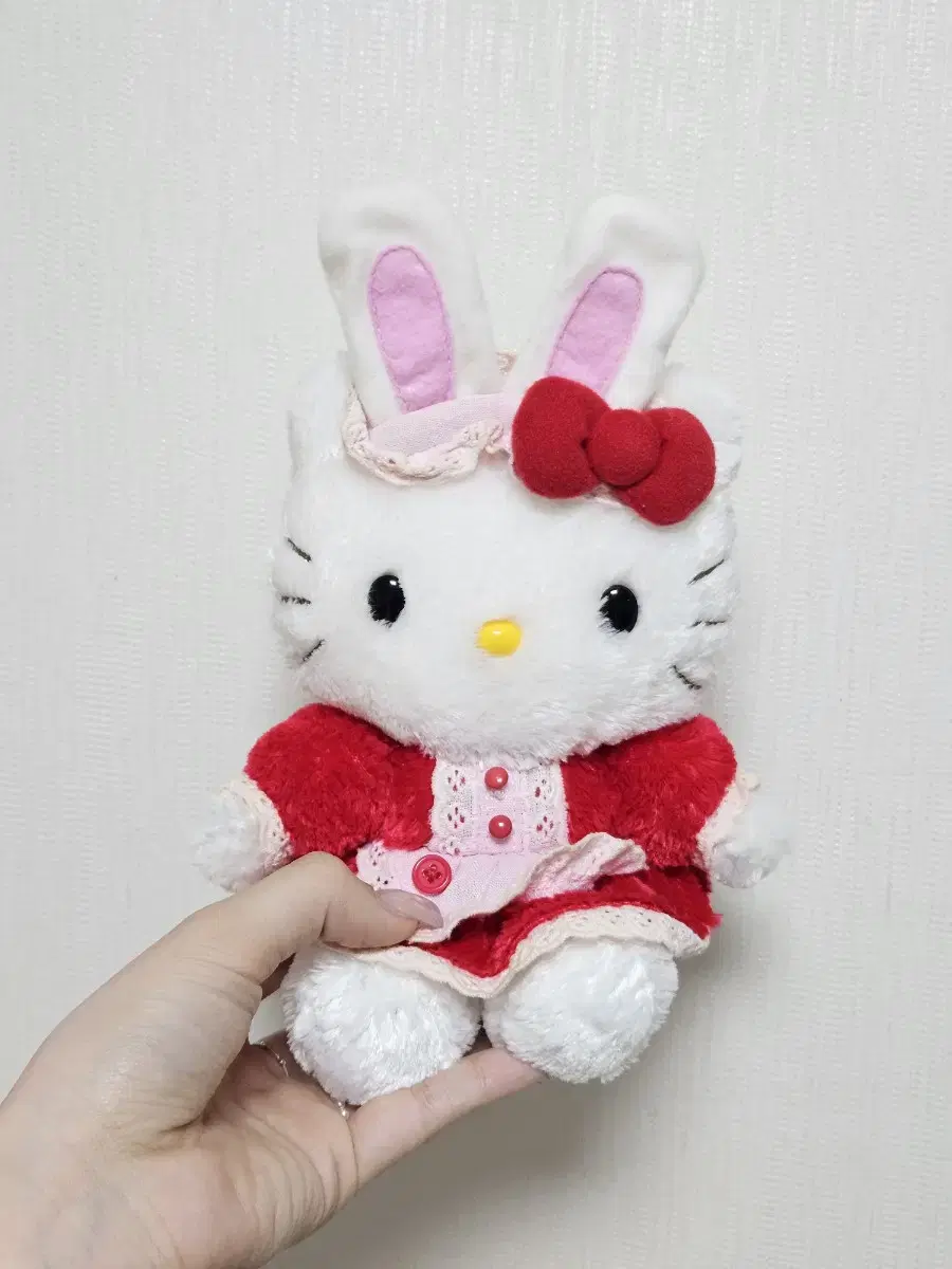 앨리스 키티 원피스 토끼 인형