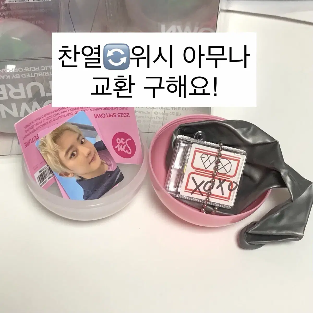 교환 양도 sm 30주년 슴콘 에스엠타운 타임캡슐 앨범 엑소 찬열 위시