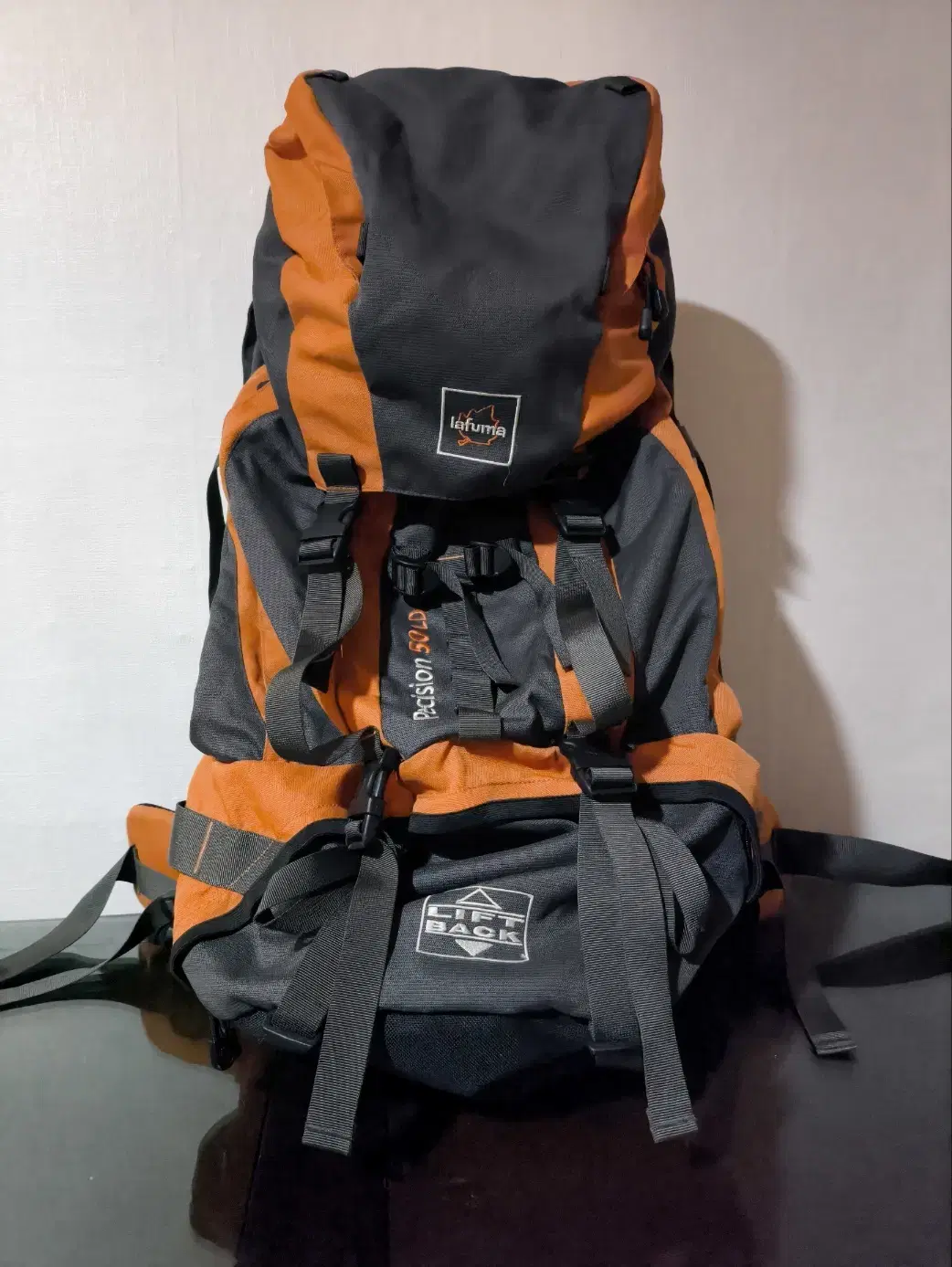 라푸마 50l 리프트백 높이조절 등산배낭