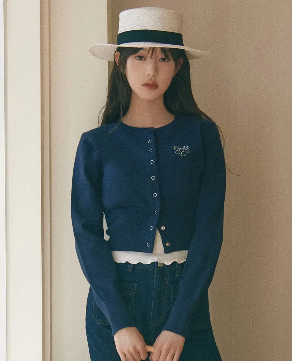 미개봉/미착용) 로라로라 가디건 네이비