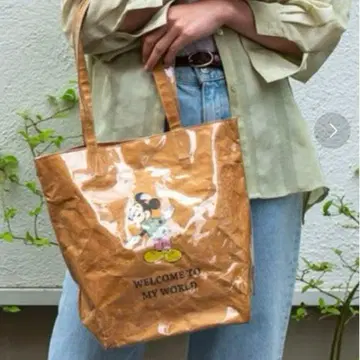 아코모데 미키 페이퍼백풍 토트백