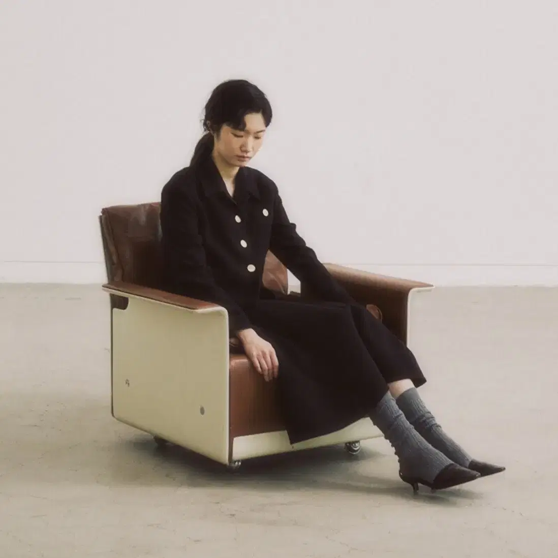 서비스있음)66)자켓+스커트 리플레인 세트 셋업 하객룩 정장 롱스커트