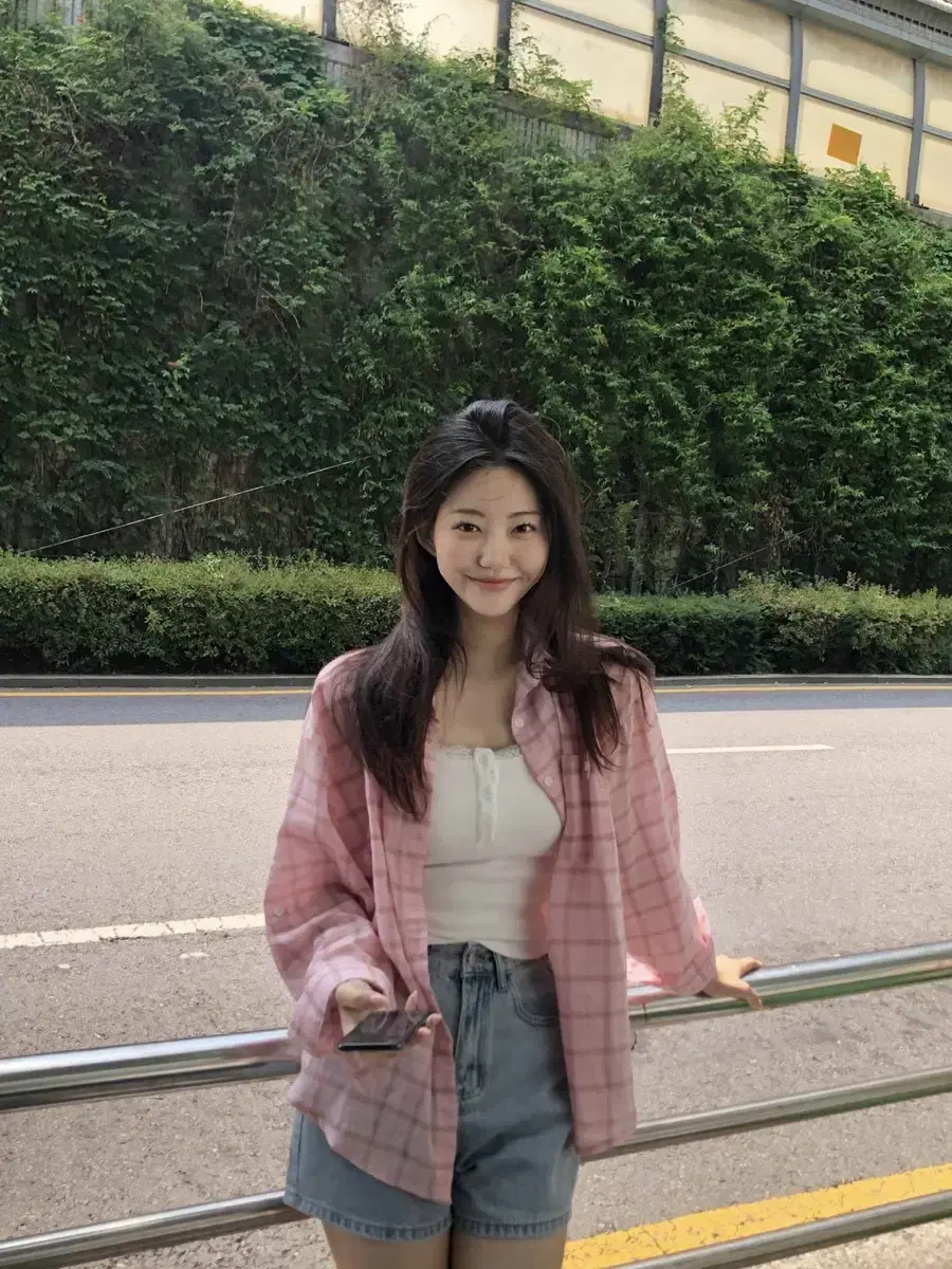 zaenio 제니오 메이드 자체제작 체크블라우스