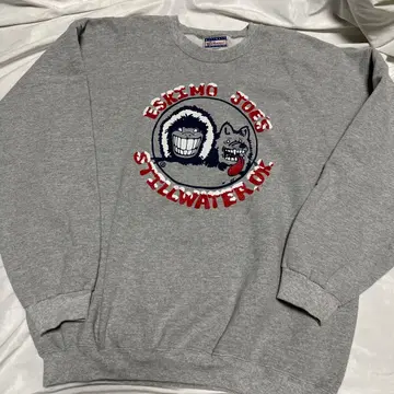 90년대 XL 빈티지 Hanes 맨투맨 에스키모 조