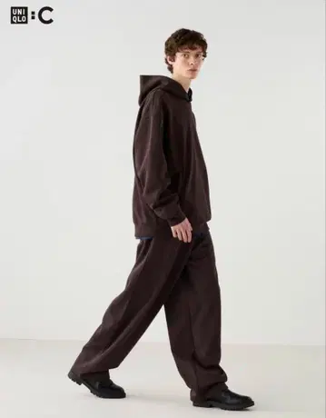 유니클로 C 와이드 스웨트 팬츠