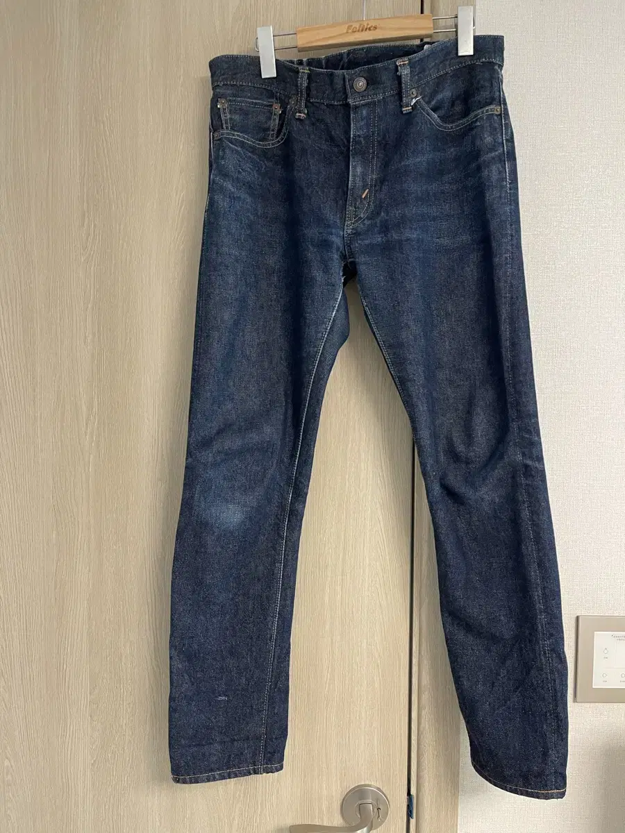 O'Slo 107 One Wash Selvedge Denim Jeans 3rd Size (31 inches)