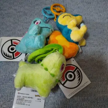 치코리타 히노아라시 와니노코 포켓몬 카라비너 마스코트 금은 조우트