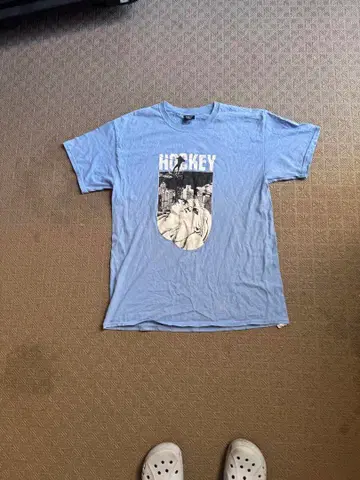 하키 look up 티셔츠 라이트 블루