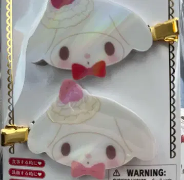 마이멜로디 산리오 숏케이크 앞머리 클립 완판 마스코트 이치고 딸기