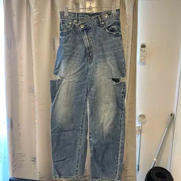 코코딜 디자인 라이트 블루 데님