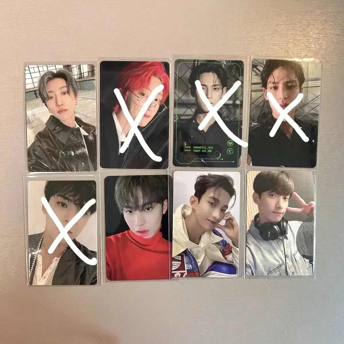 급처 세븐틴 디에잇 민규 도겸 포카 일괄판매