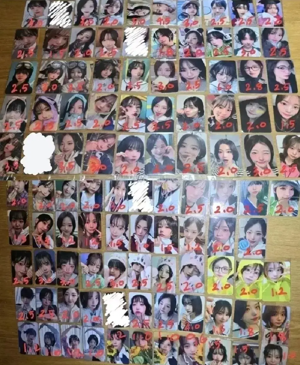 QWER 포카 고민중독 미공포 포토카드 증사 카드 쵸단 마젠타 히나 시연