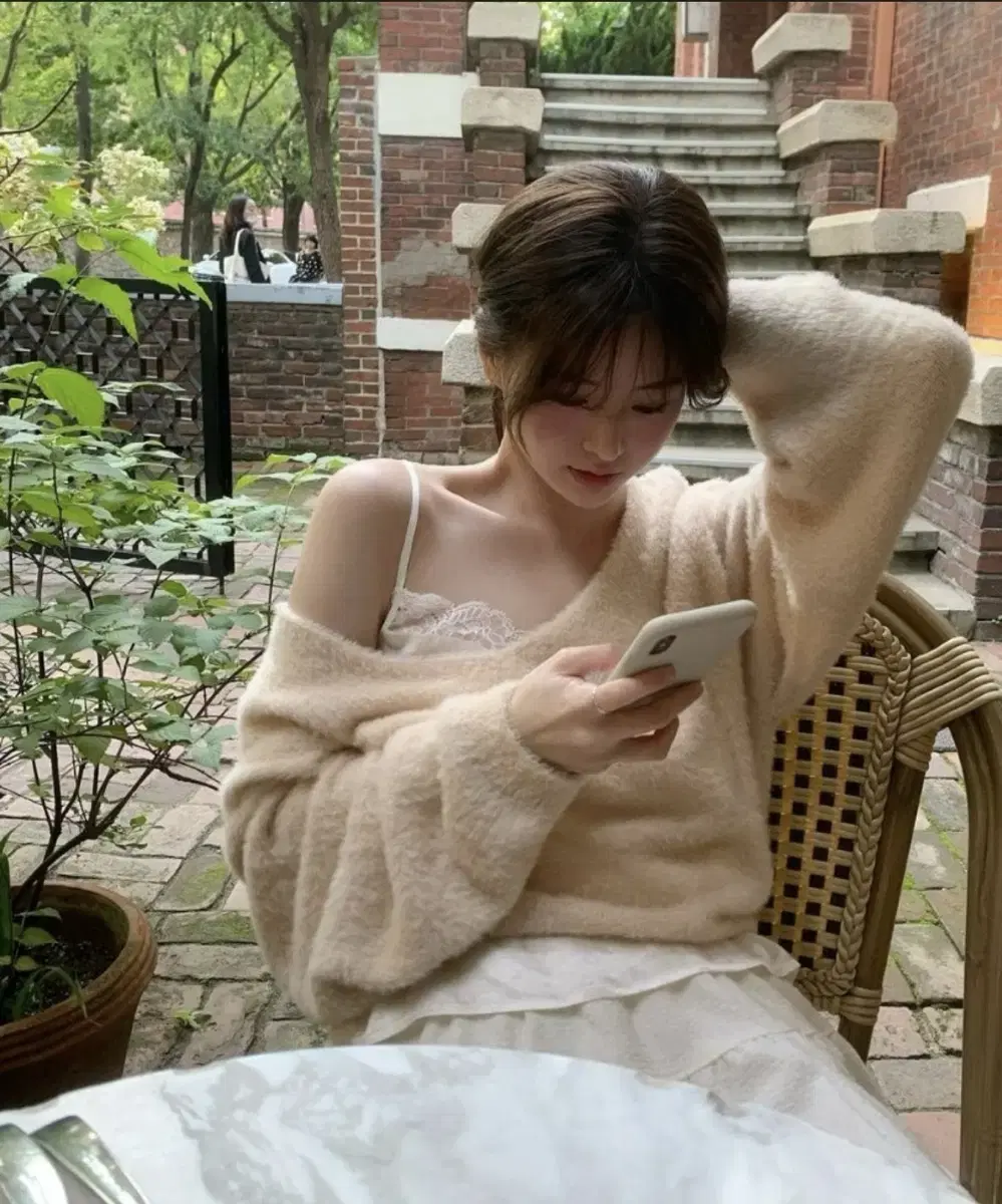 샵모도 다우니 퍼니트 베이지