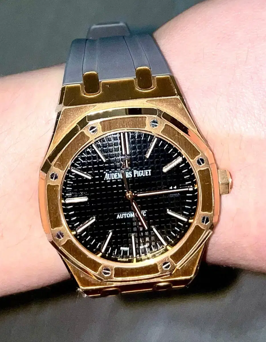 [Genuine] AP Odema Fige Royal Oak Rubber Strap Band