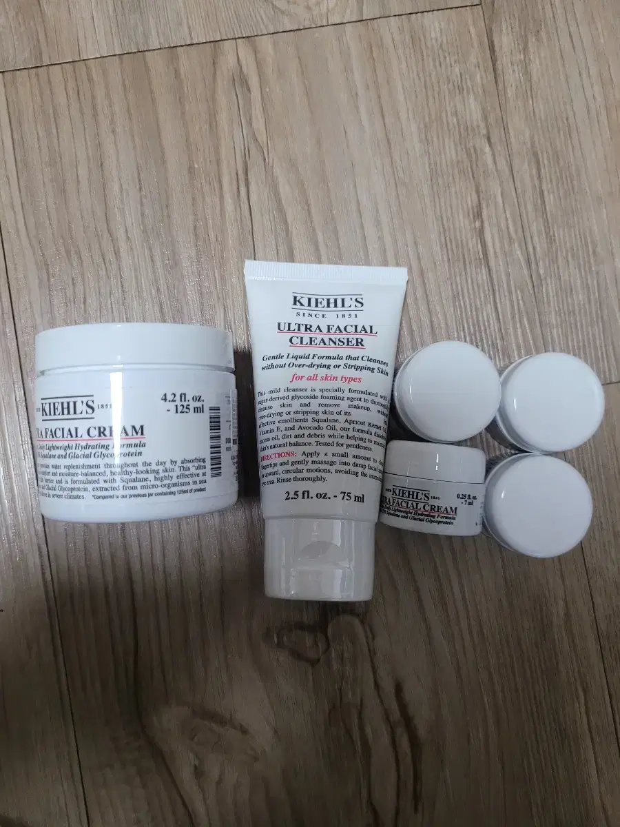키엘 수분크림 125ml 클렌저 75ml 일괄