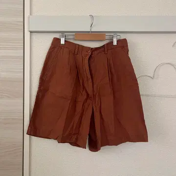빈티지 브라운 반바지 이티미 슈리