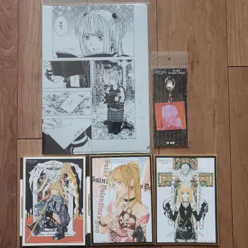 데스노트전 미사 색지 클리어 파일 키링 미사 미사