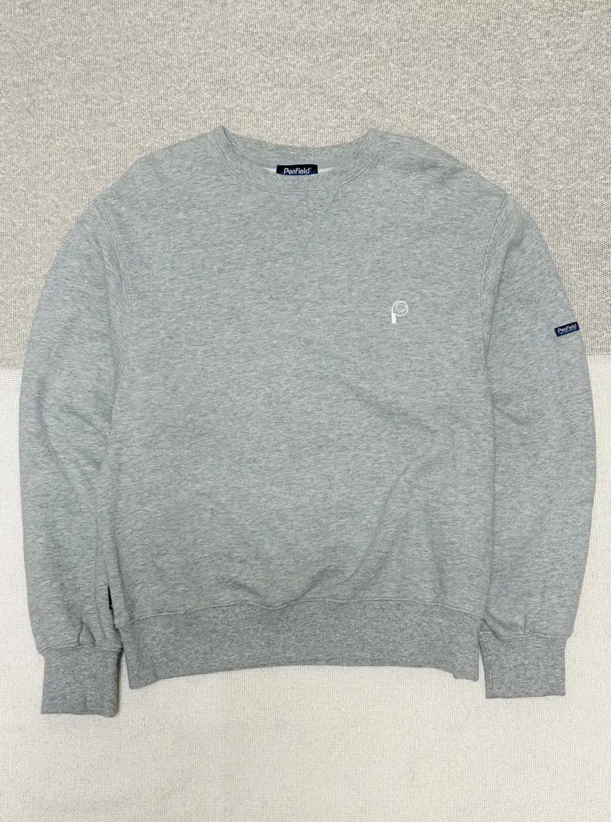 Penfield 펜필드 P BEAR 맨투맨 멜란지 그레이 S