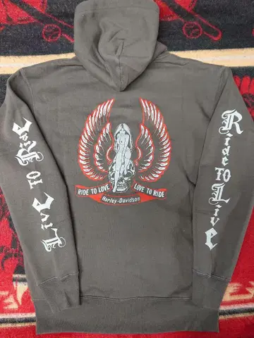 할리 스컬 누드 zip 후드티