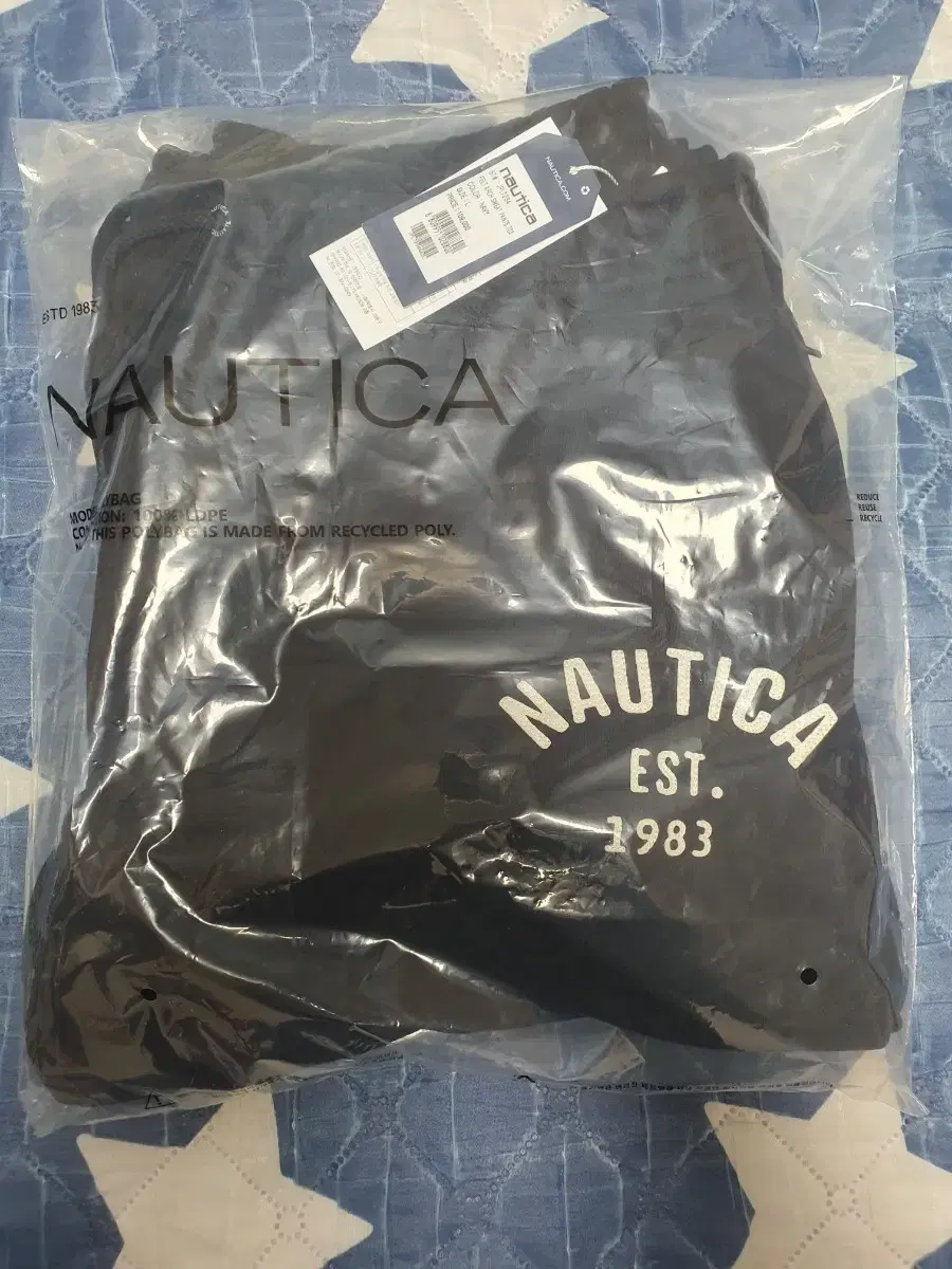 Notica JP Felt Arch Logo Sweatpants Navy L (Unsealed New Product)