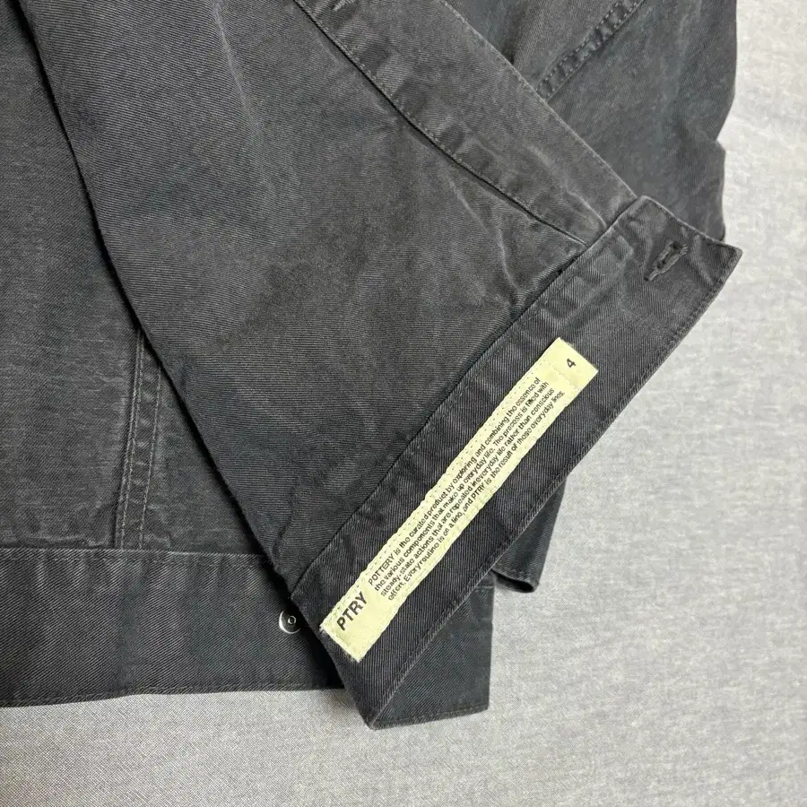 1회착용) 포터리 pottery 트러커 washed black 4size