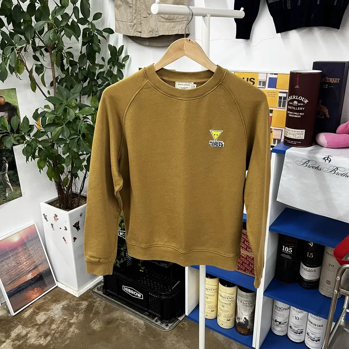 메종키츠네 우먼 맨투맨 M