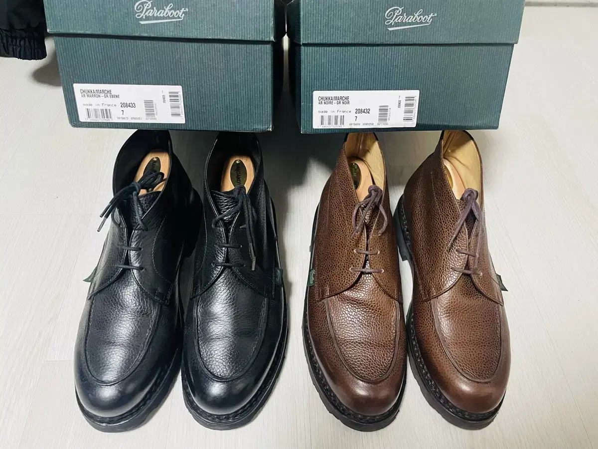 Nego oBulk) Paraboot XApenture Grain Leather Chukka Boots UK7