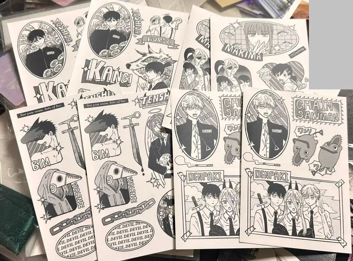 MIA Chainsaw Man unofficial goods Sticker