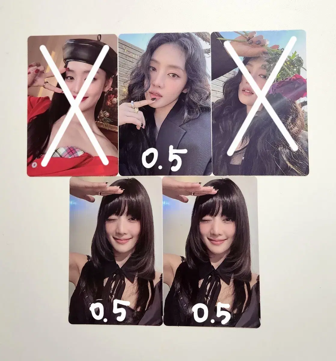 Gidle minnie her solo album poca photocard official goods minnie