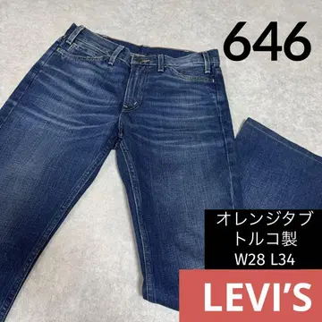 LEVI'S 오렌지 탭 646 터키산 부츠컷 데님 리바이스