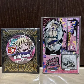 나의 히어로 아카데미아 명장면 디오라마 피규어 캔뱃지 세트 토가 히미코