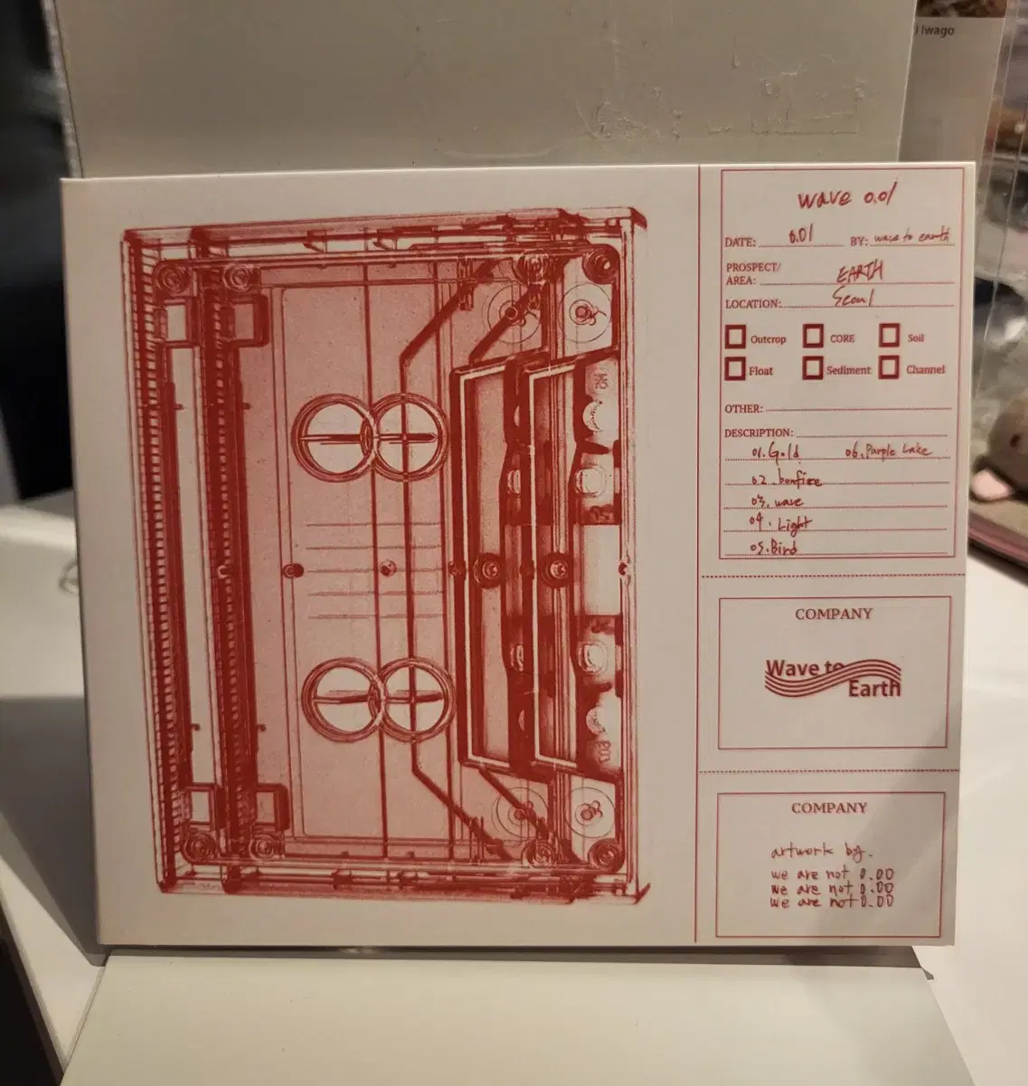 wave to earth 웨이브 투 어스 wave 0.01 싸인반 CD