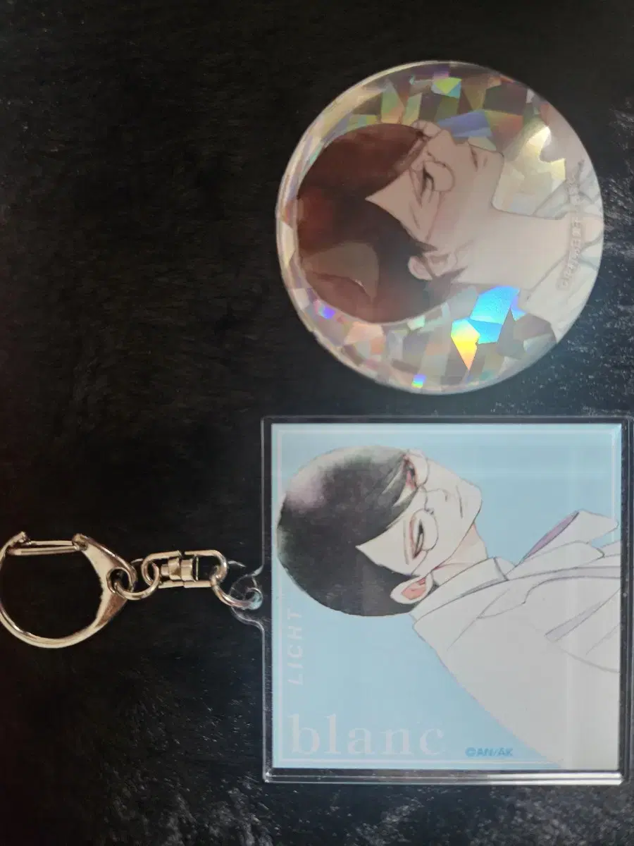 Classmate Sachiyo Rihito Acrylic keyring, can badge