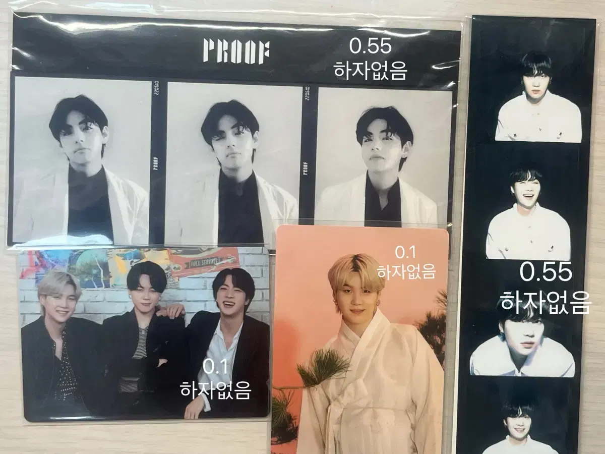 방탄 포카 특전 네컷 필름 프루프 미니포카