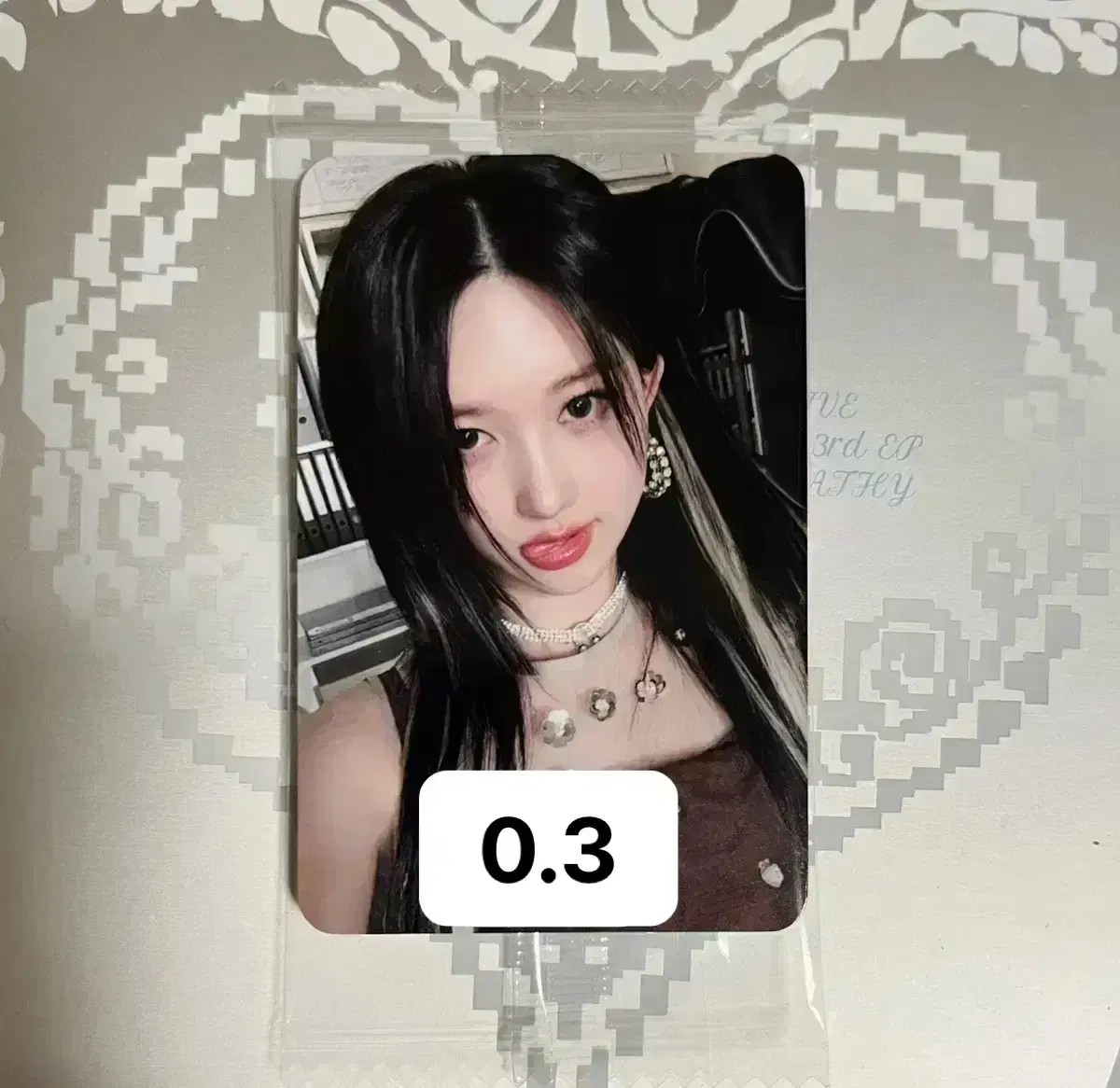 아이브 가을 케타포 케이타운포유 팬사인회 특전 포카 분철