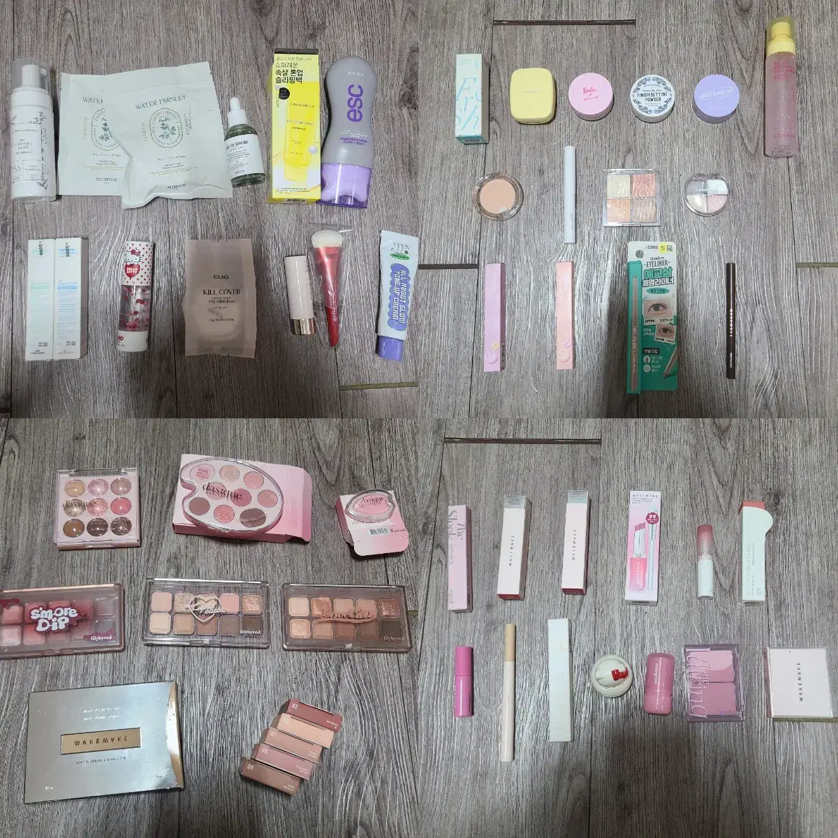 화장품 팝니다 (립 치크 섀도우팔레트 무드키보드 오버립메이커)
