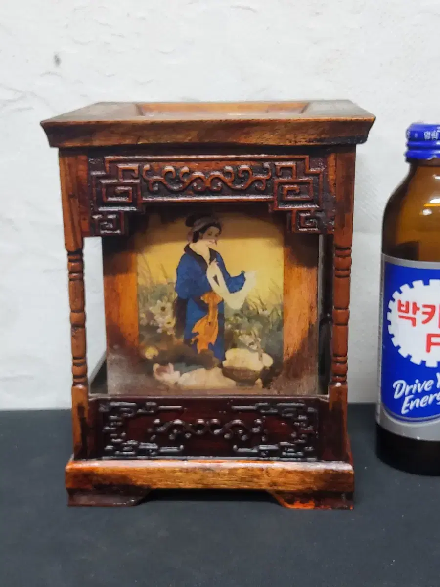 고가구 4대미녀 오동나무 필통  한시할인
