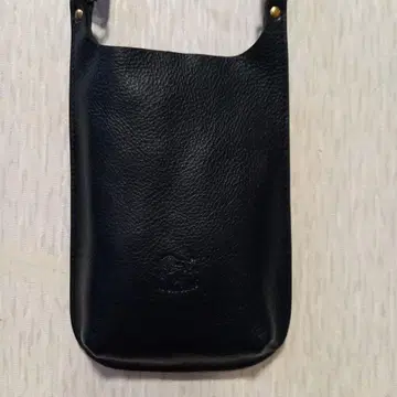 일비종떼 네이비 컬러 가죽 스마트폰 숄더백