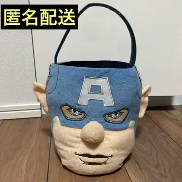 캡틴 아메리카 얼굴 모양 양동이 빈티지 마블 MARVEL