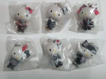 헬로키티 키링 6개 세트 펑크 고딕 h.NAOTO