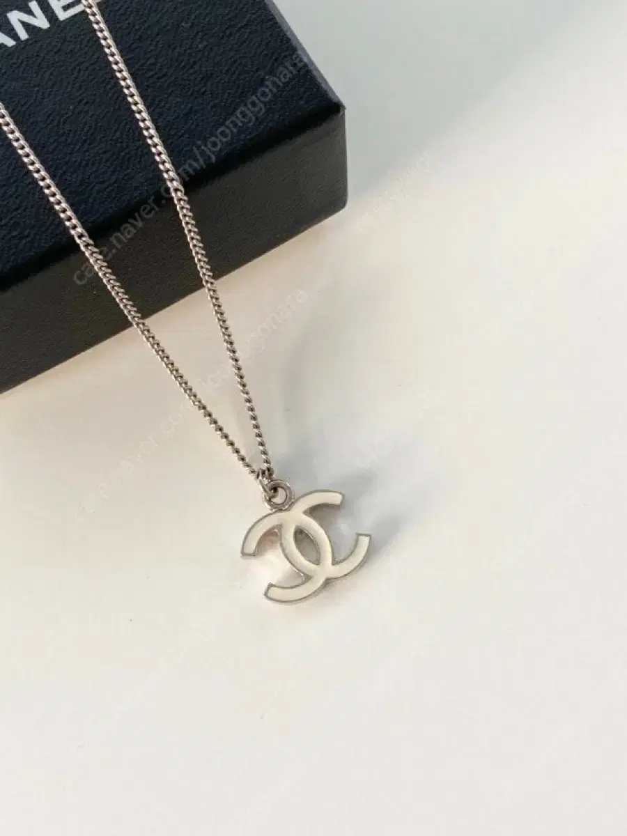 Chanel Vintage Logo Button Necklace