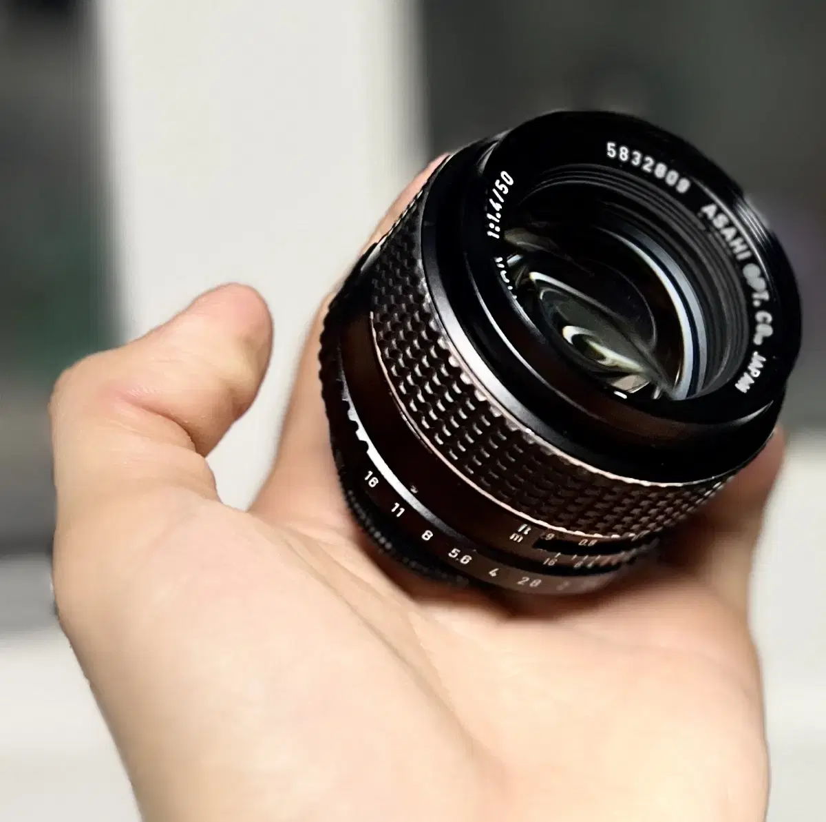 펜탁스 smc 타쿠마  50mm 1.4