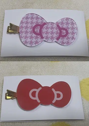 시크릿 앞머리 클립 헤어 클립 헬로키티 전시회 50주년 한정판