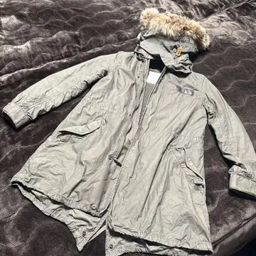 goa 퍼 후드 모즈 코트