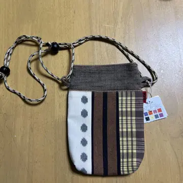 기에몬 기에몬 코바코 베이지 핸드폰 파우치 미니백